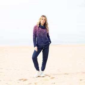 Marble - Super Soft Feather Yarn Sweater 8030