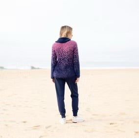 Marble - Super Soft Feather Yarn Sweater 8030