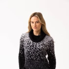 Marble - Super Soft Feather Yarn Sweater 8030