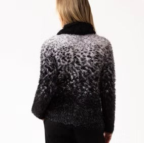 Marble - Super Soft Feather Yarn Sweater 8030