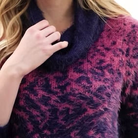 Marble - Super Soft Feather Yarn Sweater 8030