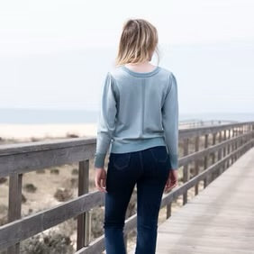 Marble - Super Soft Metallic Finish Reversible Cardigan 8128