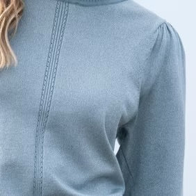 Marble - Super Soft Metallic Finish Reversible Cardigan 8128