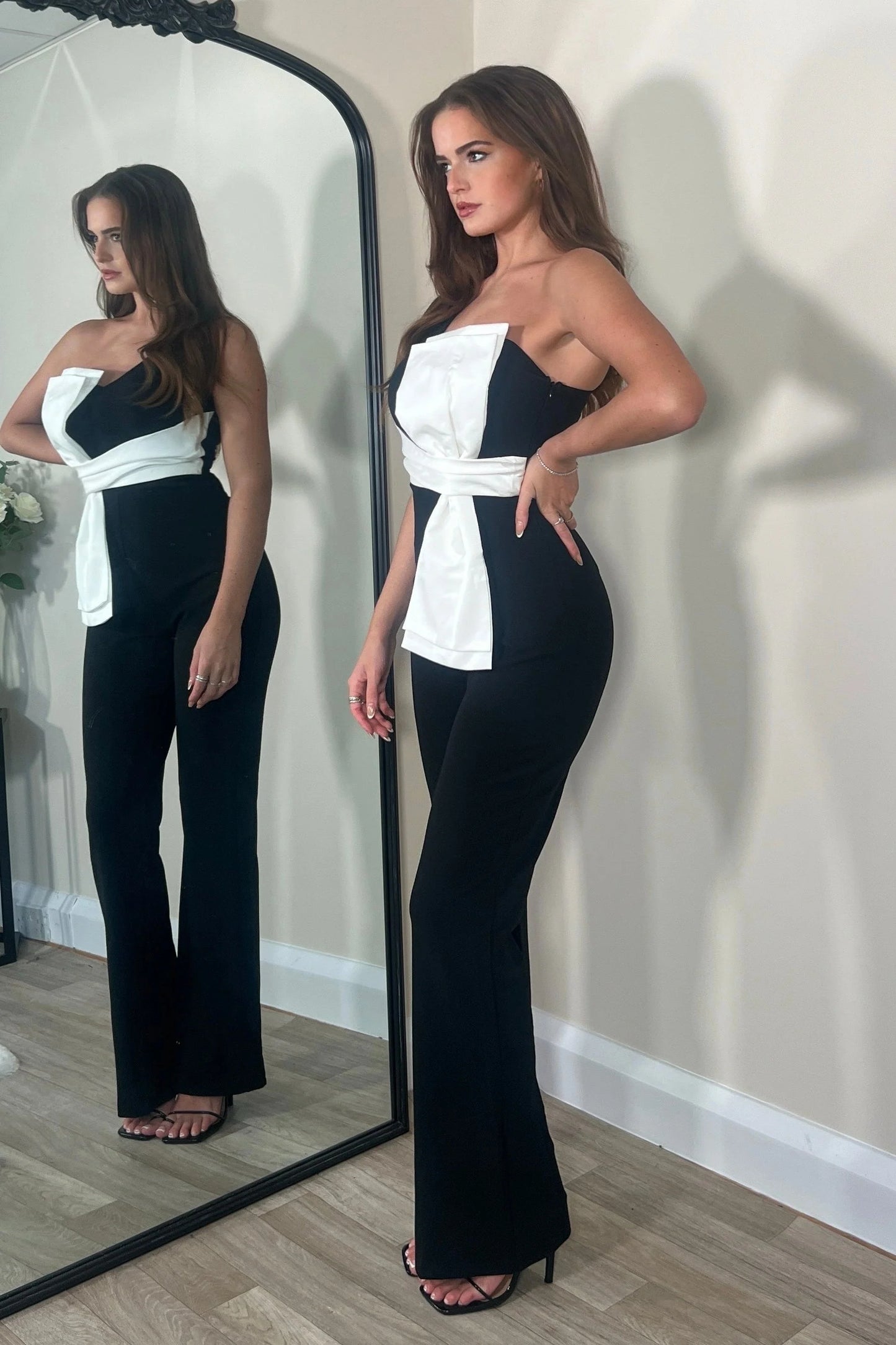 Ebony Bow Jumpsuit