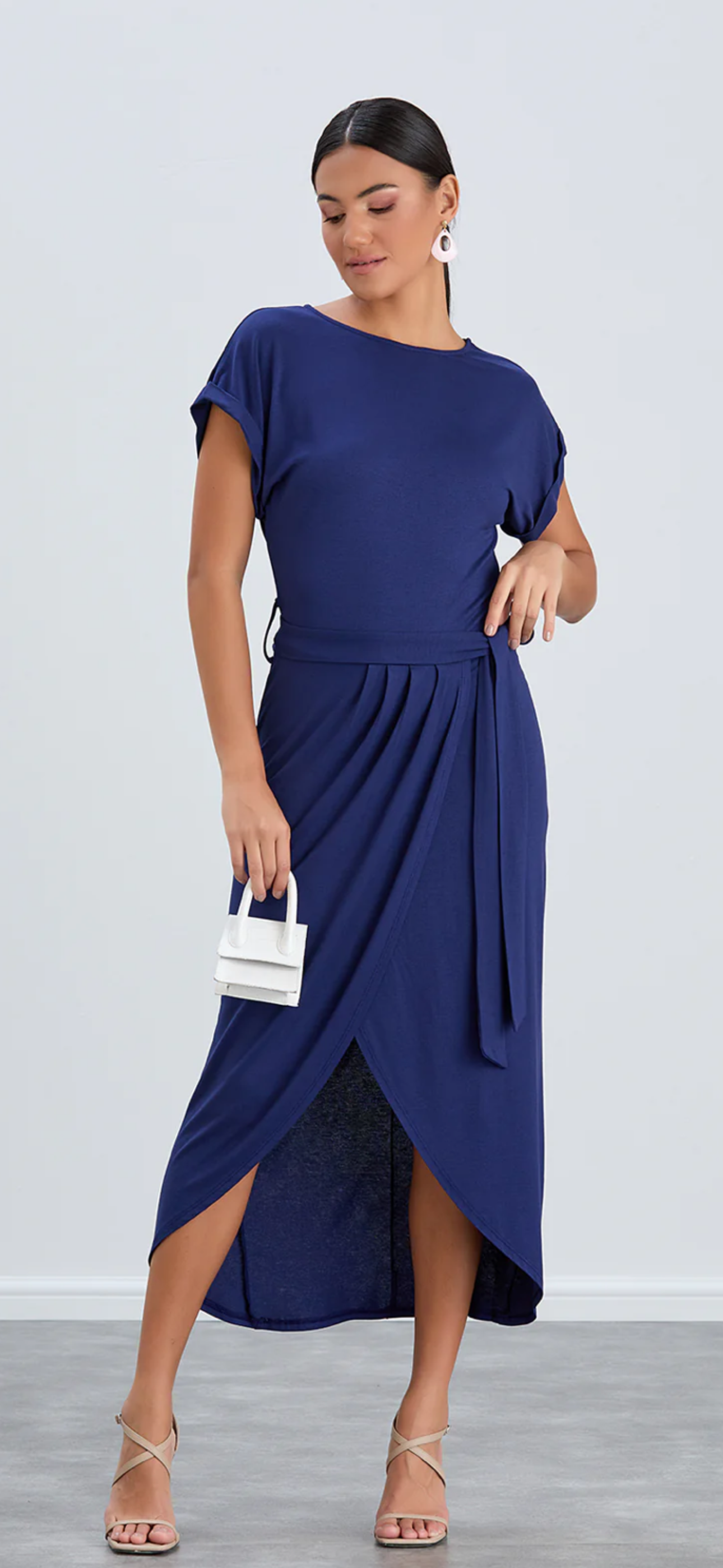 Nella Midi Wrap Dress