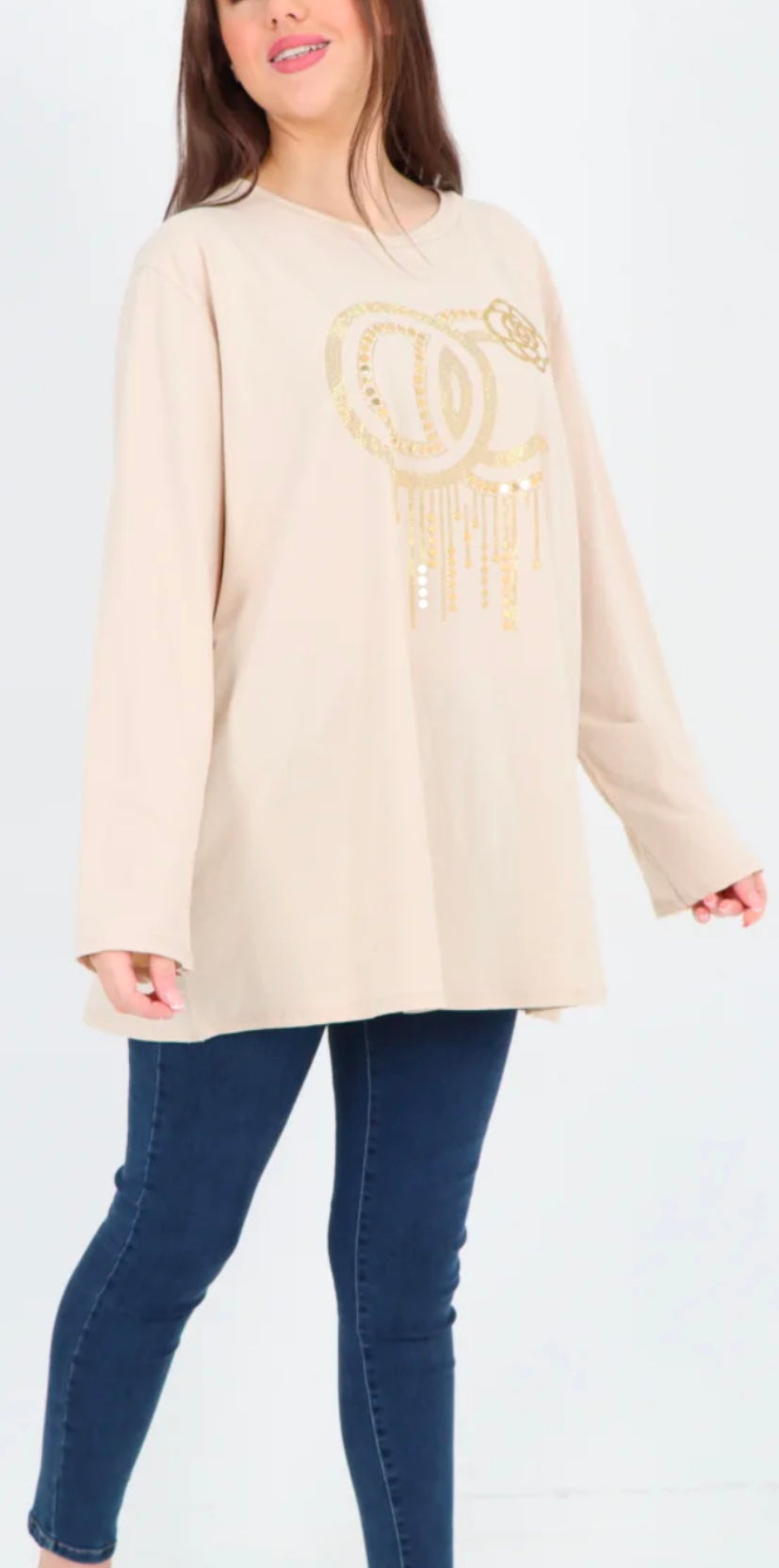 Libby Studded Tunic Top