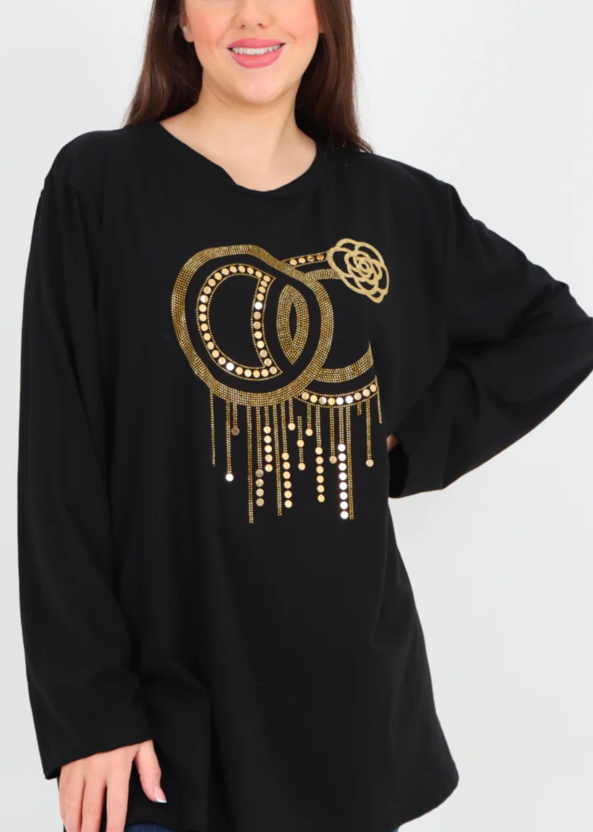 Libby Studded Tunic Top