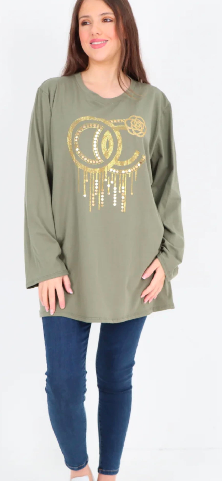 Libby Studded Tunic Top
