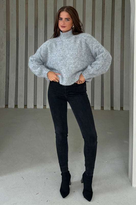 Twinkle Speckled Sequin Jumper