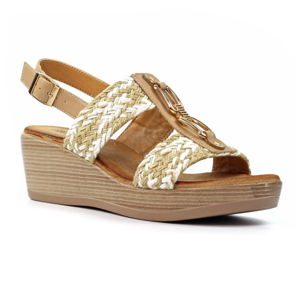 Lunar Jamie Wedge Sandal