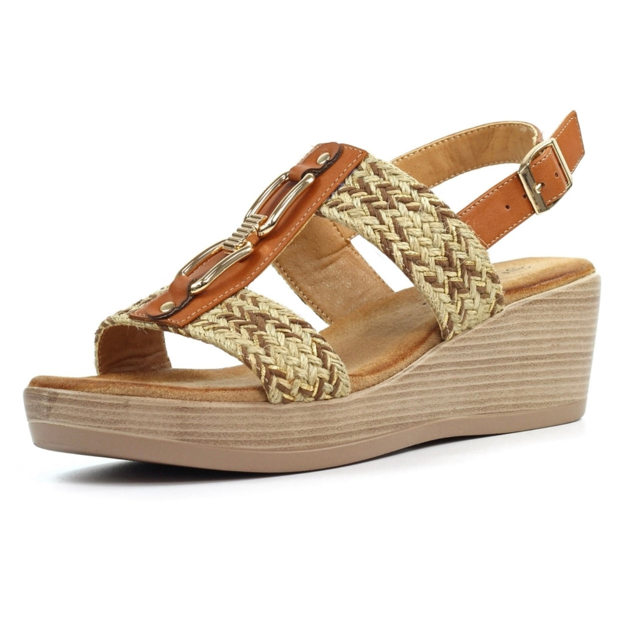 Lunar Jamie Wedge Sandal