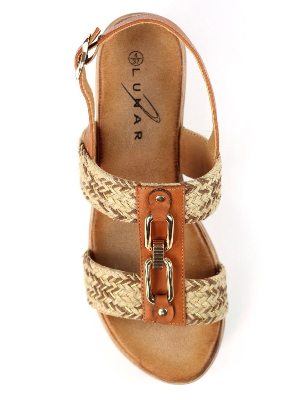 Lunar Jamie Wedge Sandal