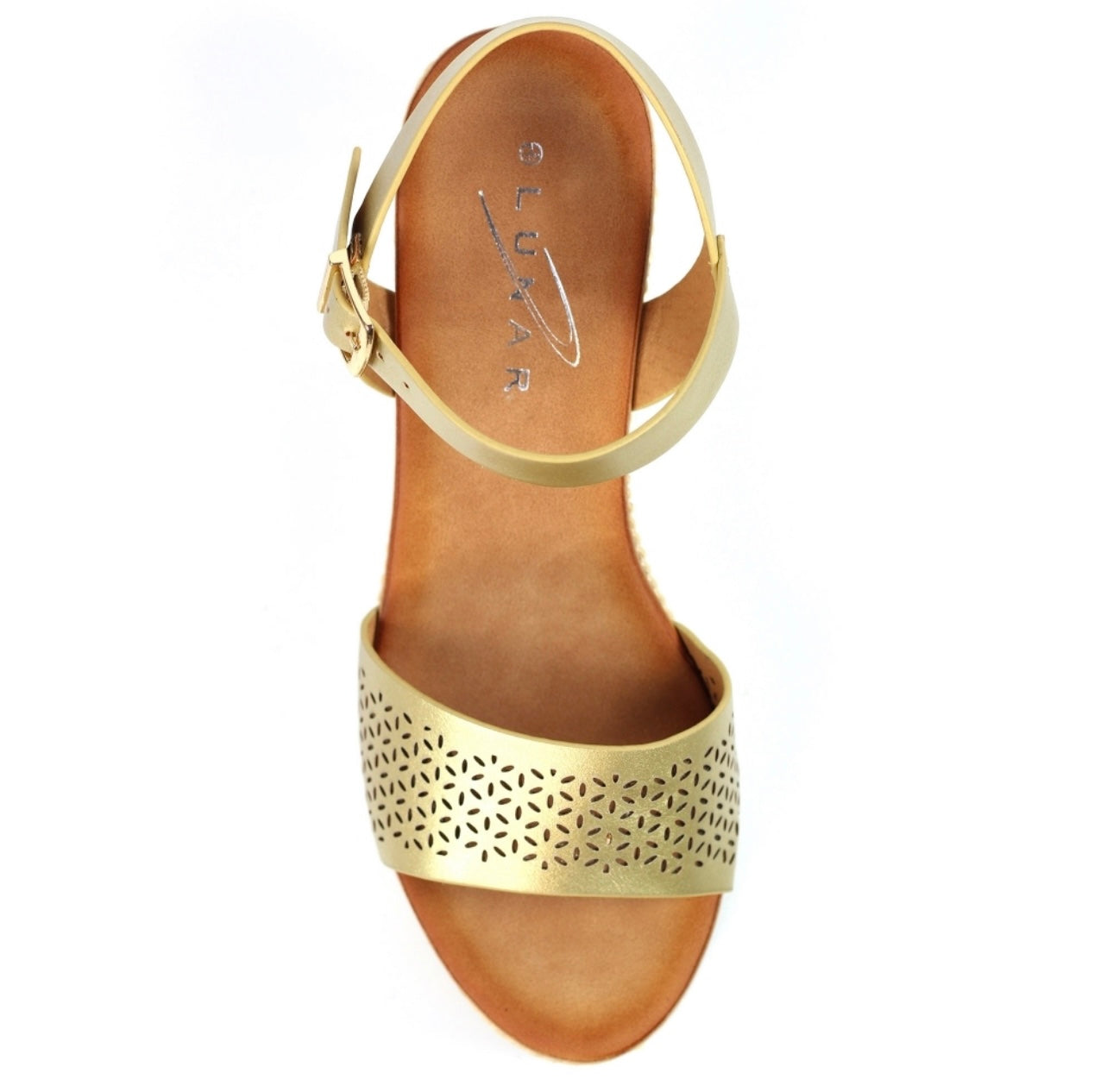 Lunar Anya Studded Wedge Sandal