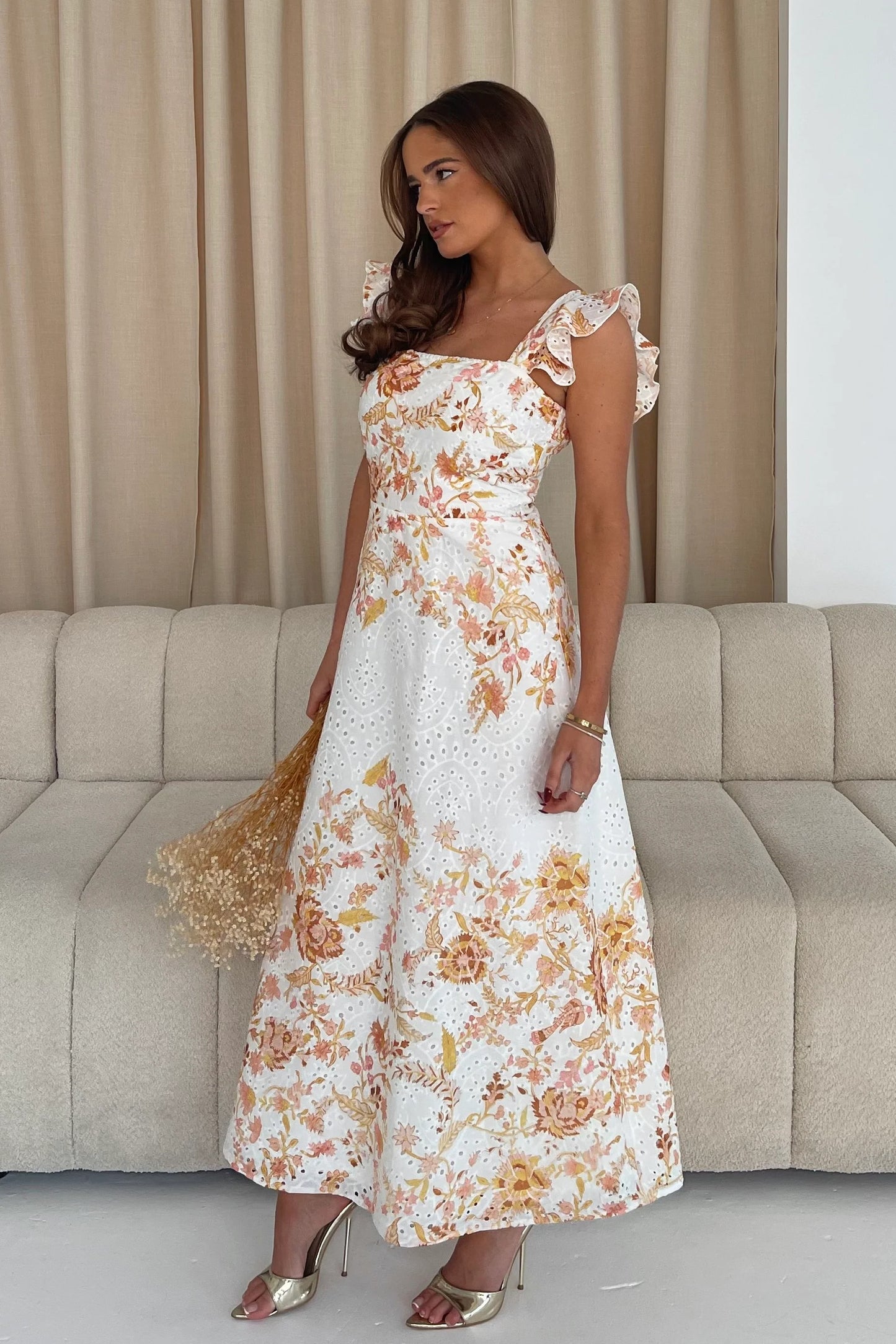 Nula Broderie Anglaise Maxi Dress