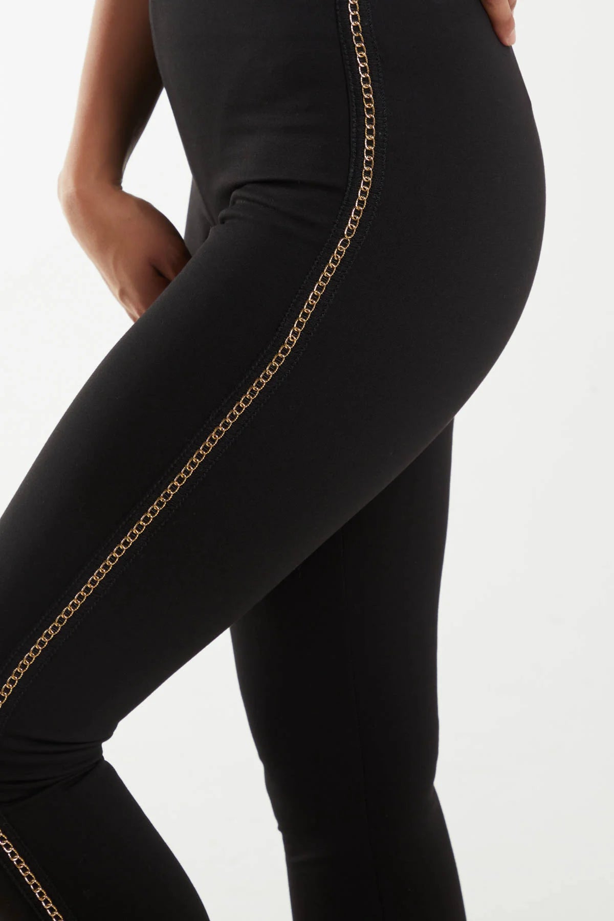 Sadie Gold Chain Detail Leggings