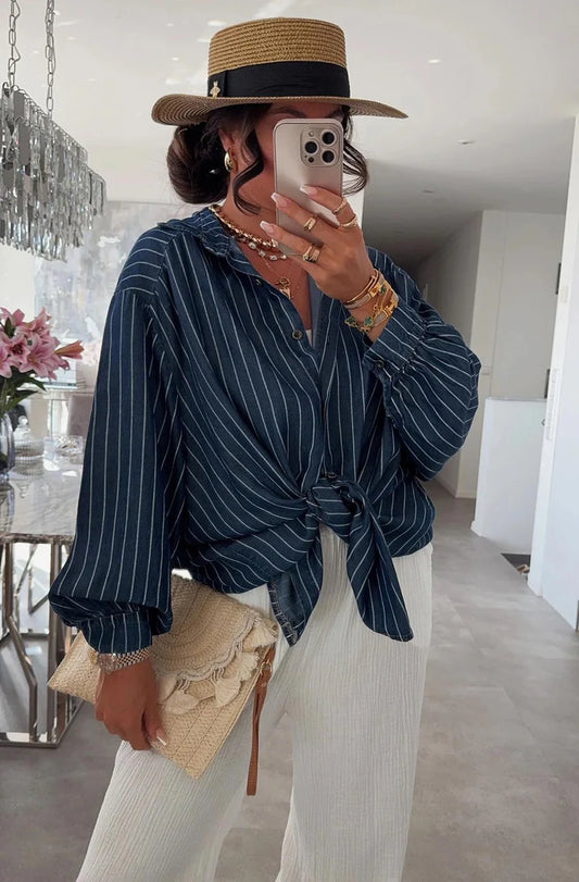Diana Striped Oversized Shirt