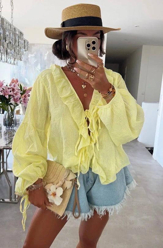 Sarah Casual Shirt Top