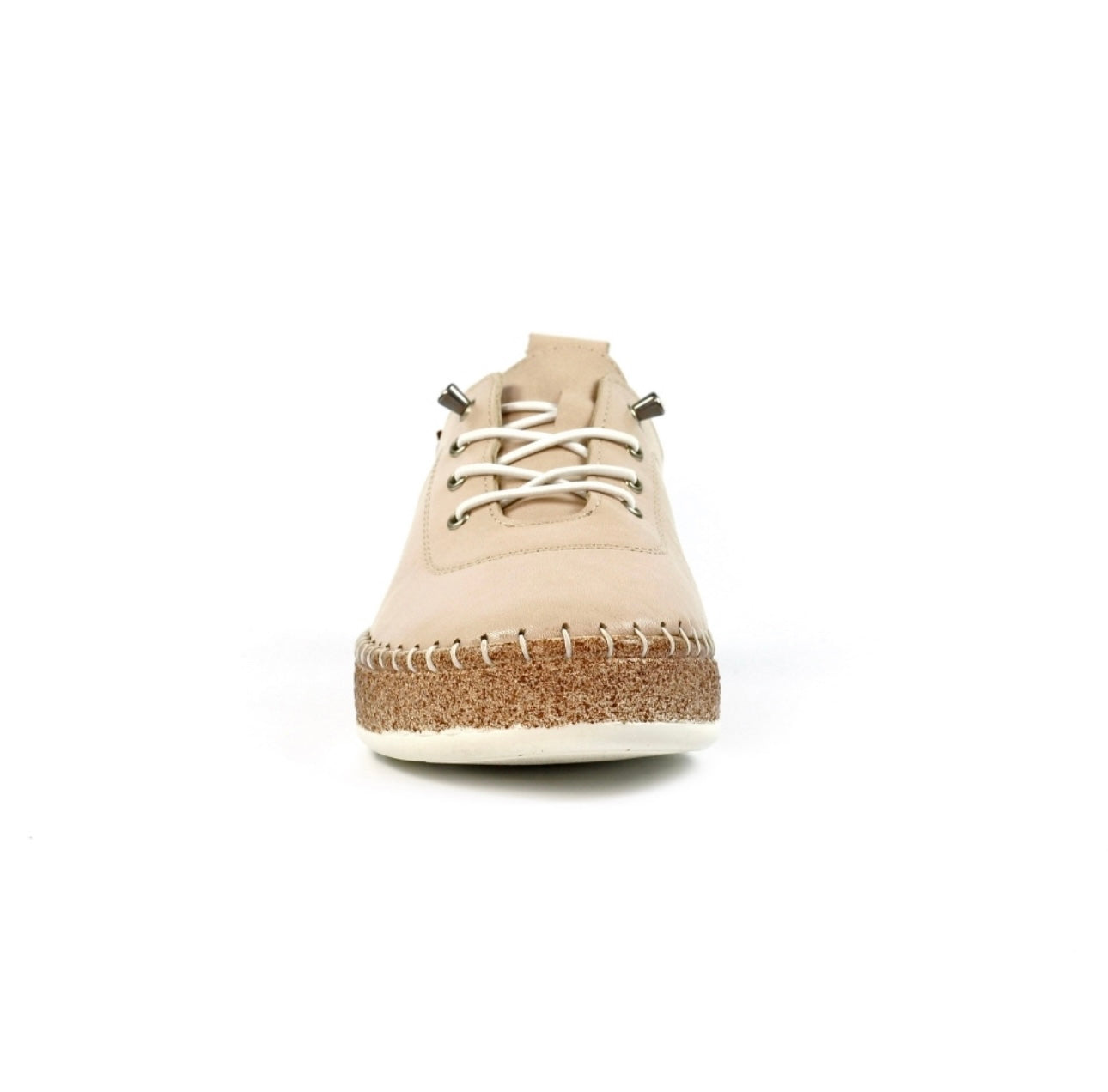 Lunar Evie Leather Plimsole