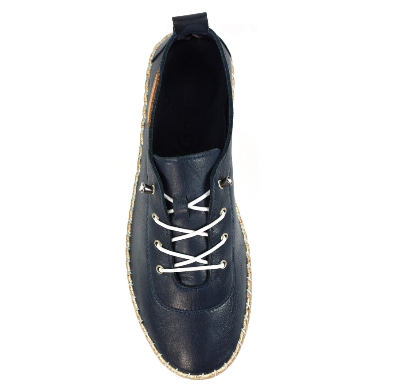 Lunar Evie Leather Plimsole