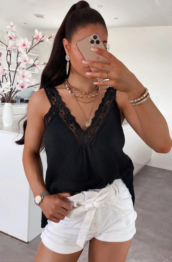 Sian Luxe Cotton Cami Top