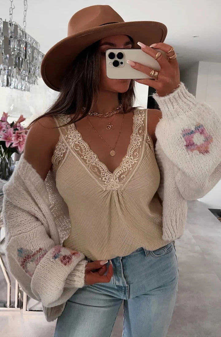 Sian Luxe Cotton Cami Top