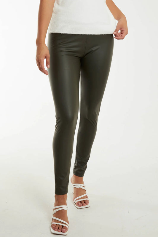 Lucy Leather Look Leggings