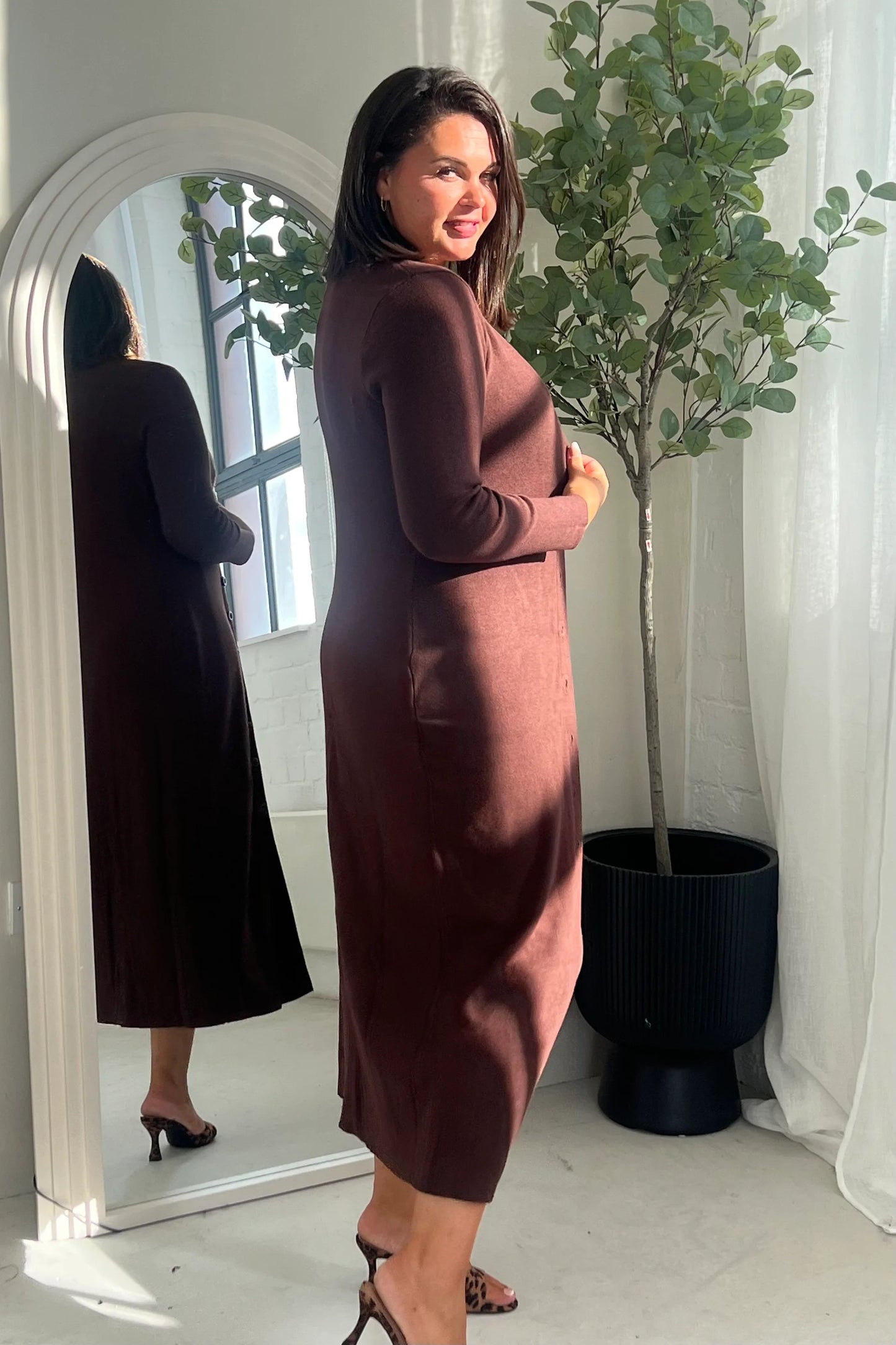 Chloe Longline Cardi Dress