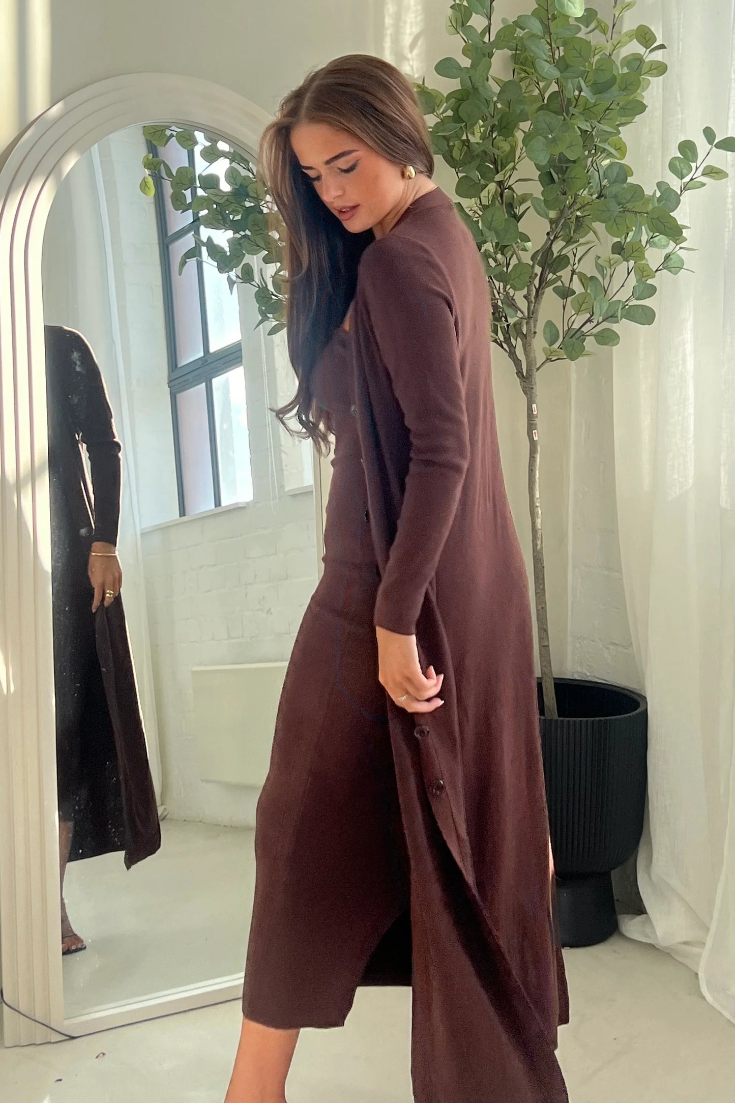 Chloe Longline Cardi Dress