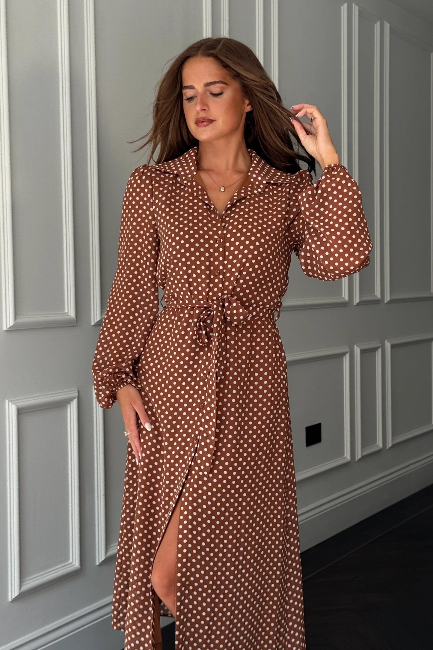 Katya Midi Shirt Dress