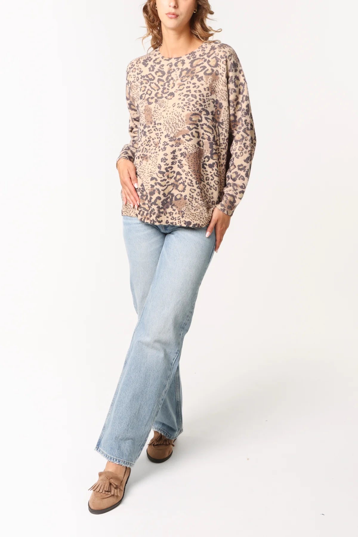 Farrah Animal Print Jumper