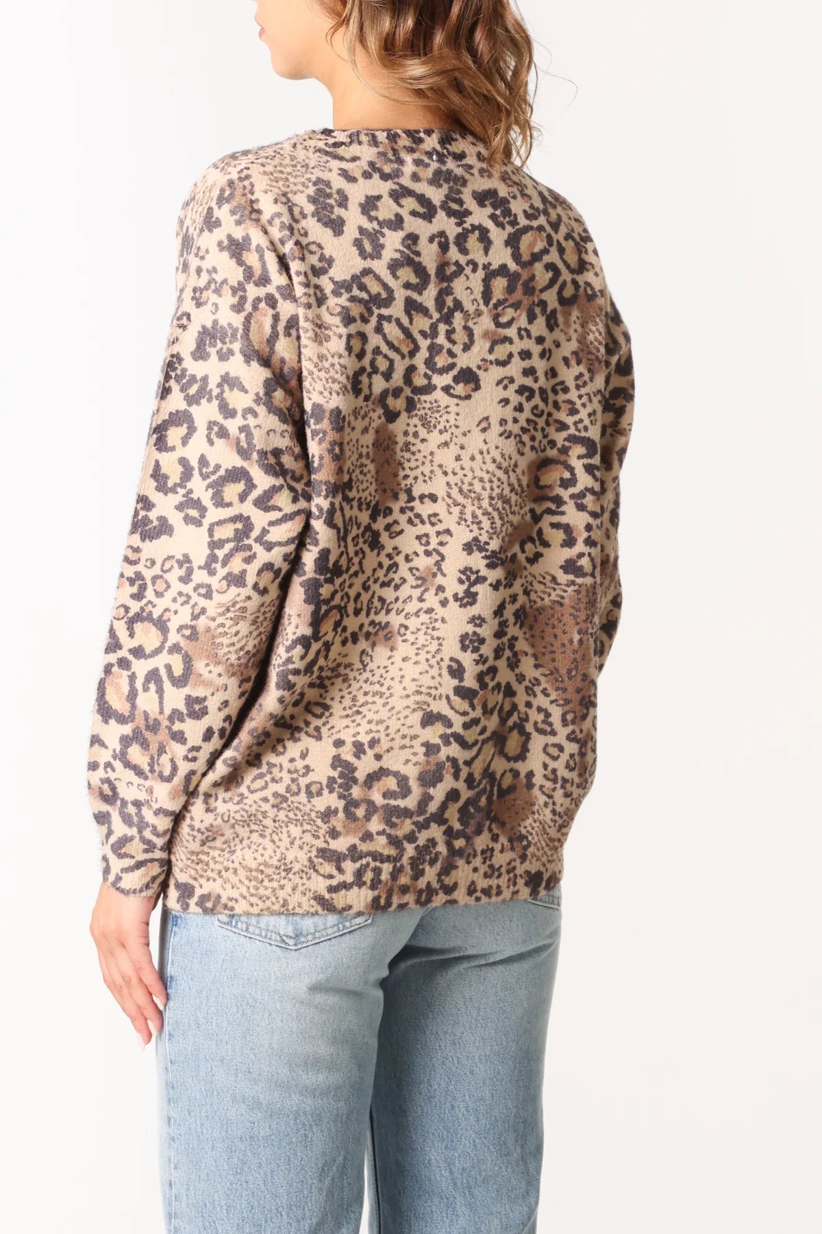 Charlie Leopard Jumper