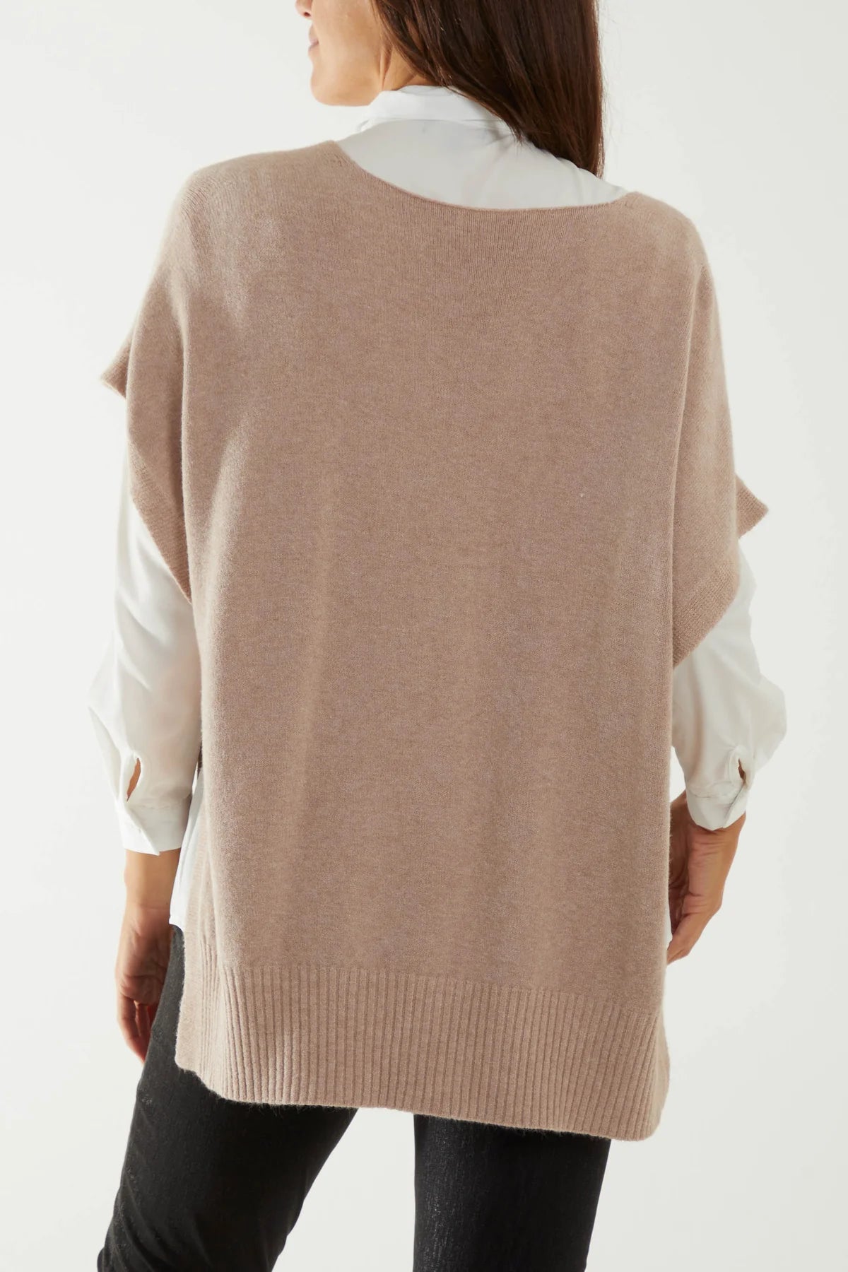 Dixie V-Neck Side Spilt Knit