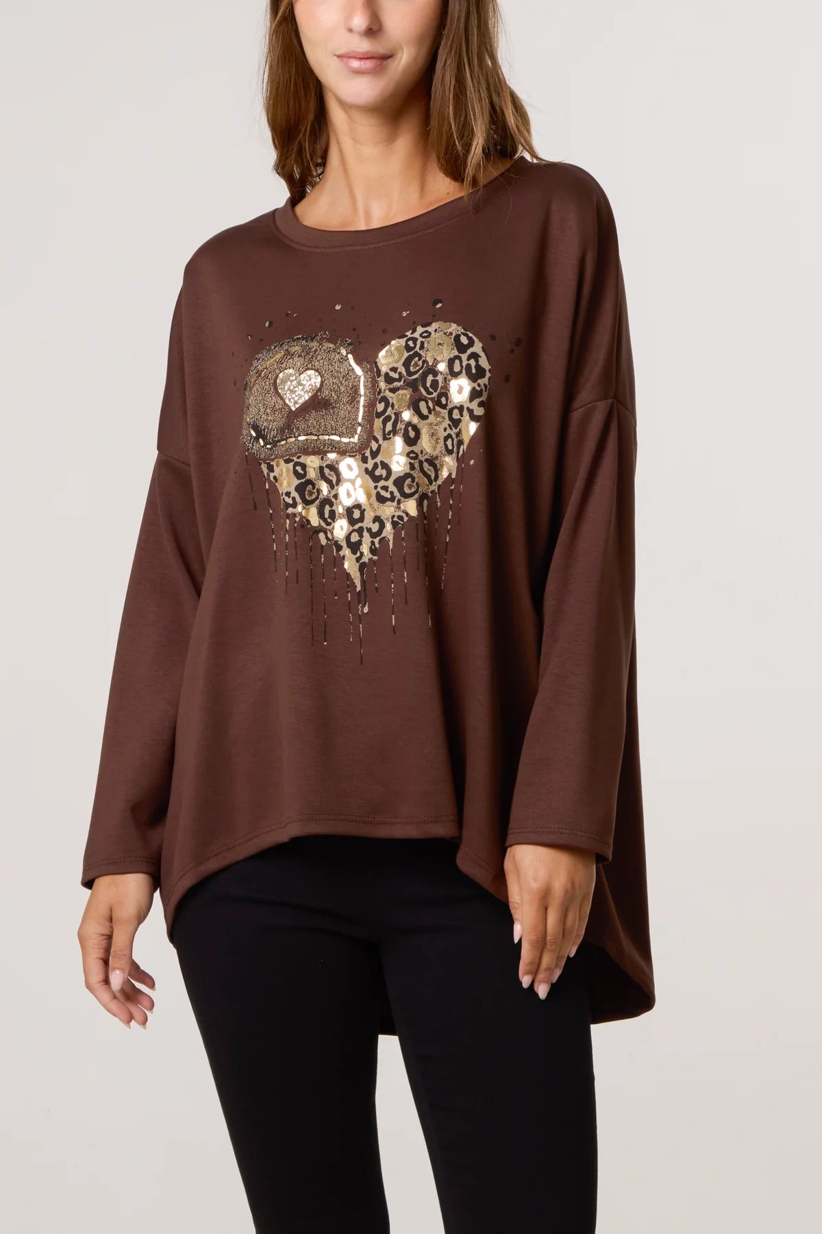 Harley Embellished Heart Sweatshirt