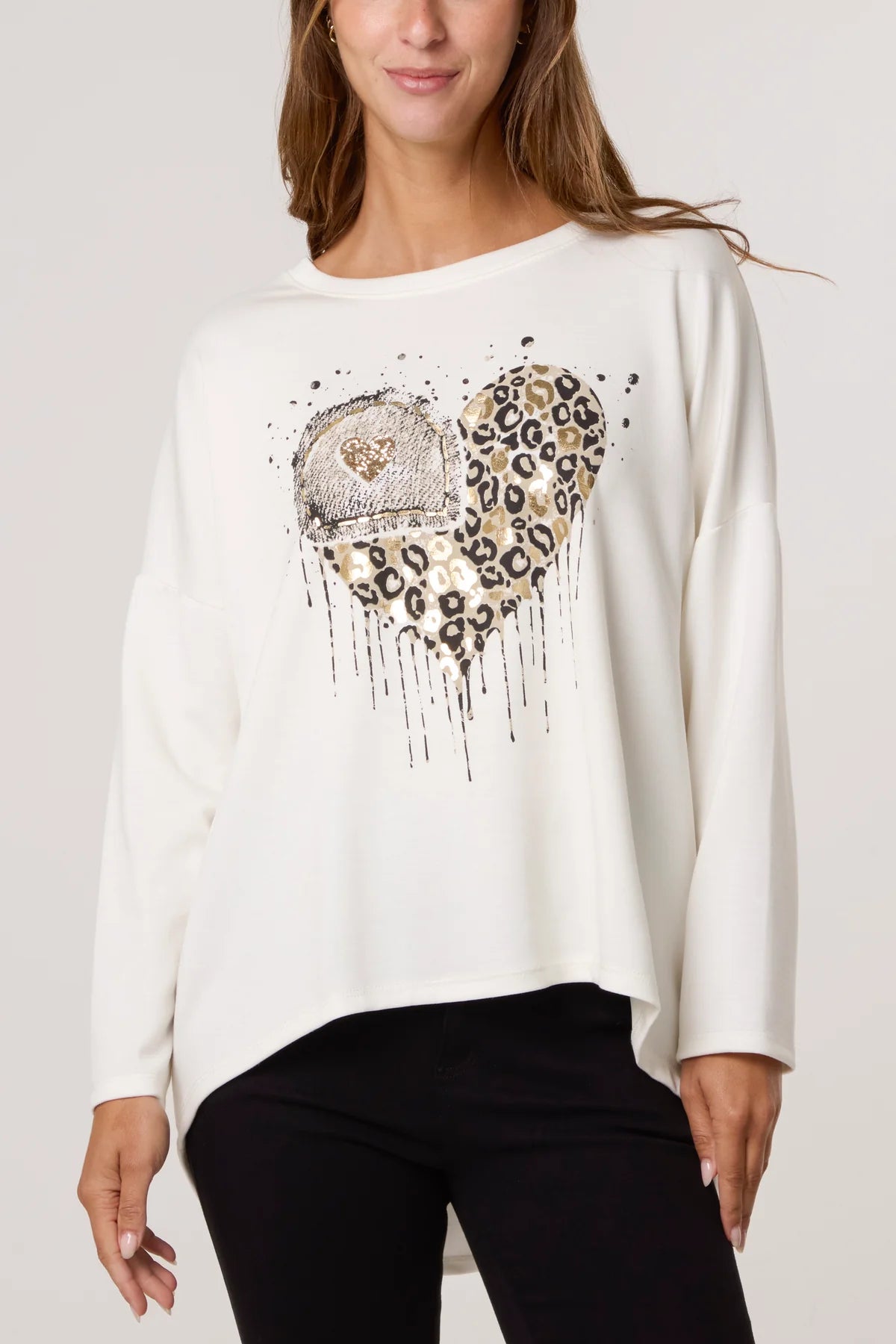 Harley Embellished Heart Sweatshirt
