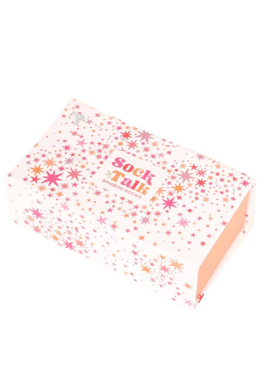 Star Cluster Print Sock Talk Gift Box (As Single Box)